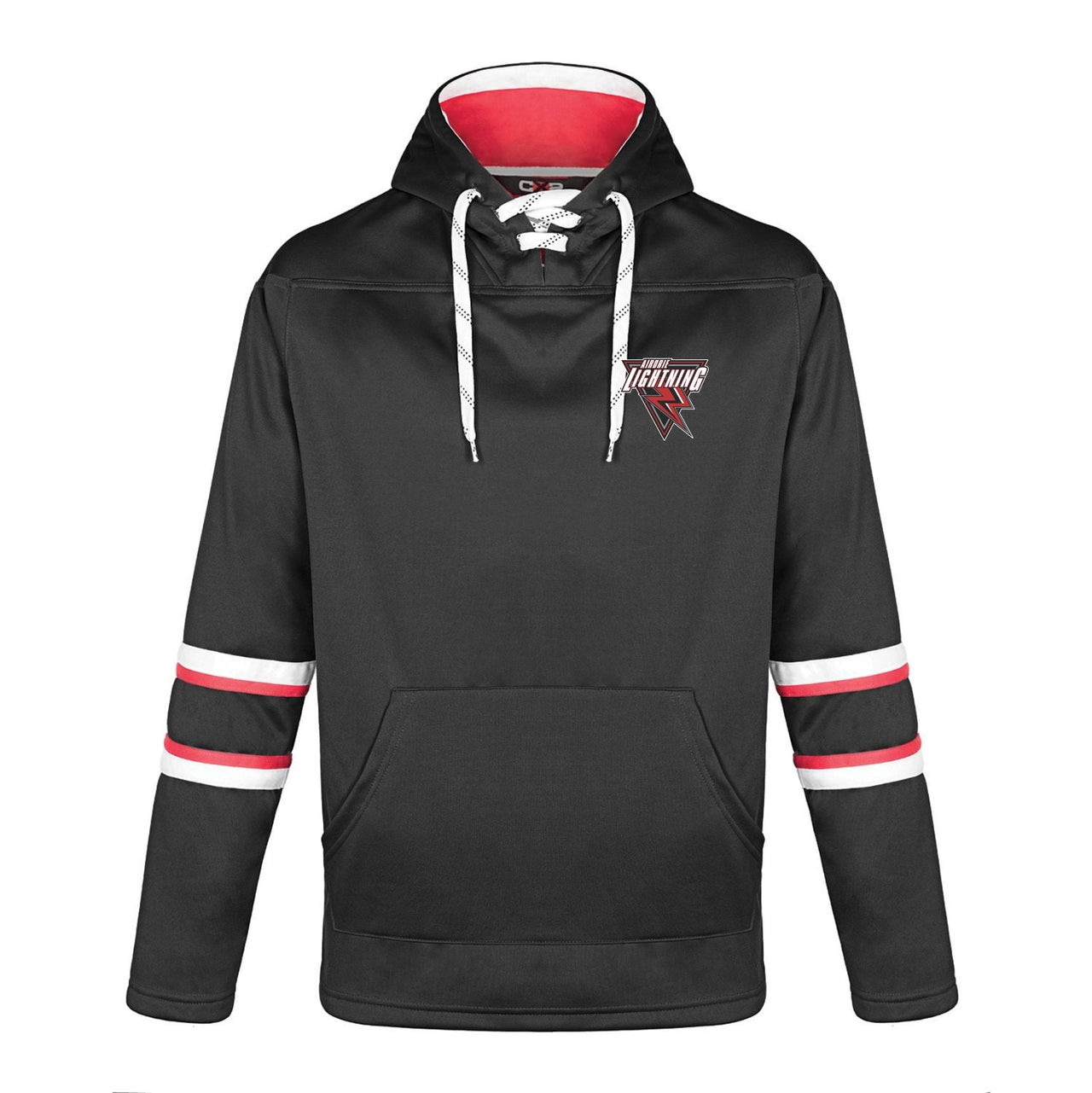 Airdrie Lightning Adult Fleece Hockey Hoodie