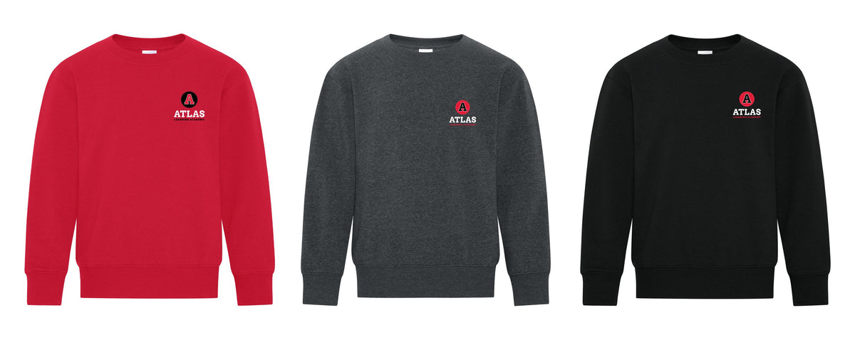 Atlas Learning Academy Adult Crewnecks