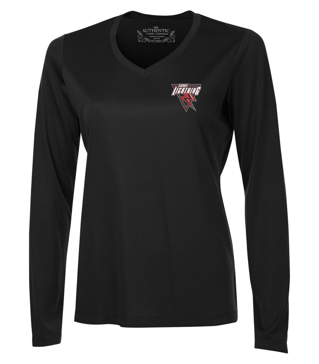 Airdrie Lightning Ladies Performance Long Sleeve Shirt